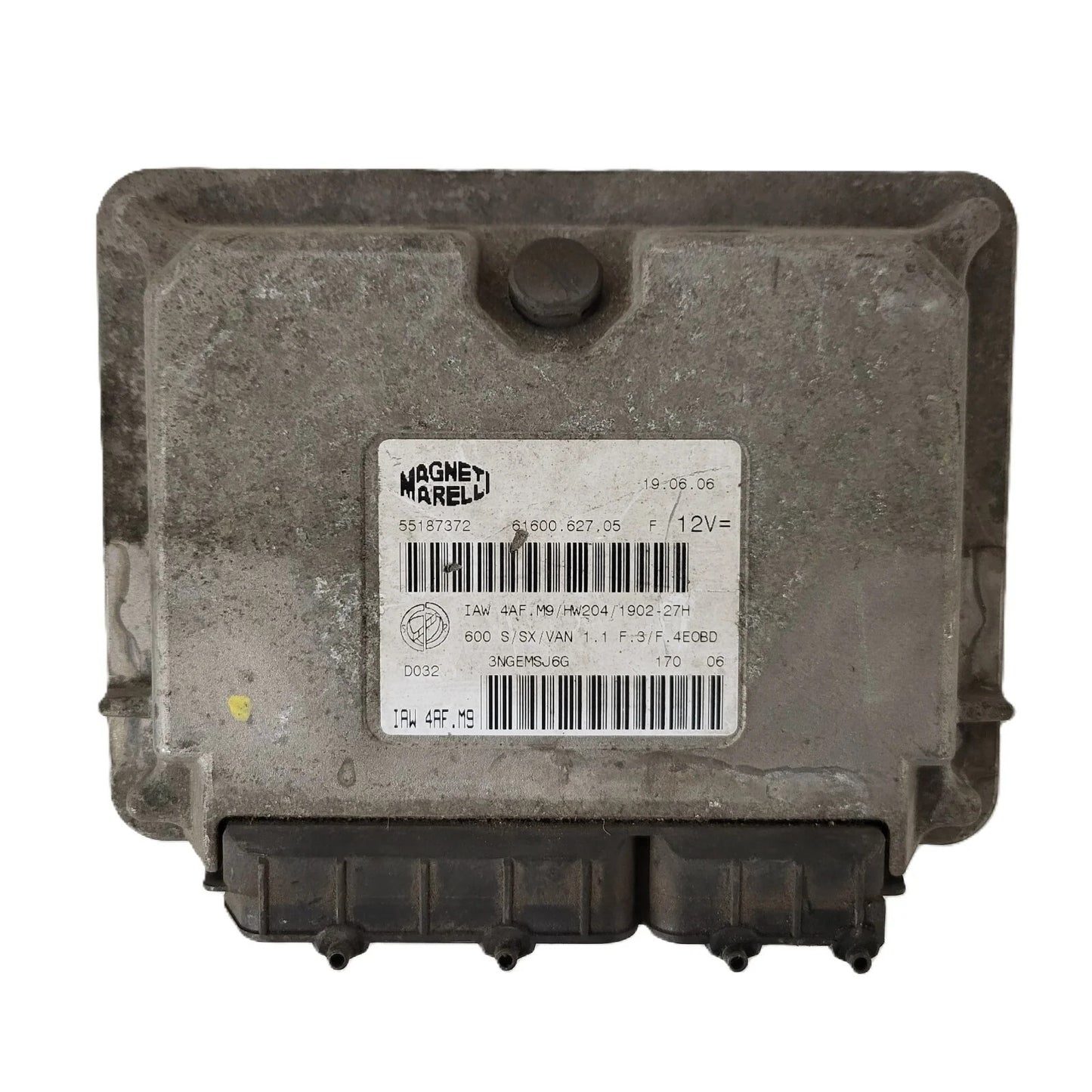 Fiat Seicento 600 ECU / 55187372 / IAW 4AF.M9 / 61600.627.05 / MAGNETI MARELLI