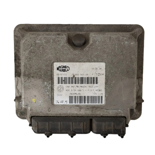 Fiat Seicento 600 ECU / 55187372 / IAW 4AF.M9 / 61600.627.05 / MAGNETI MARELLI