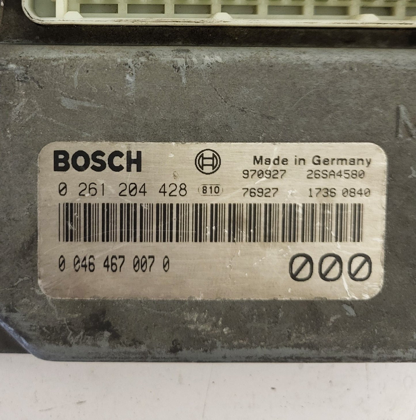 LANCIA Y DELTA ECU / 0261204428 / 00464670070 / BOSCH