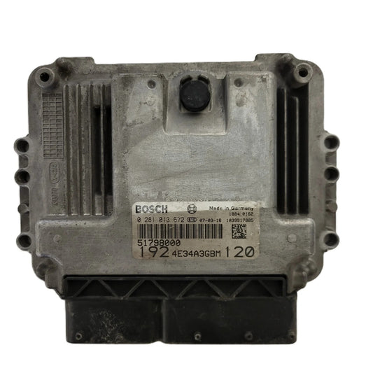 FIAT STILO 1.9 JTD ECU /0281013672 / 51798000 / BOSCH