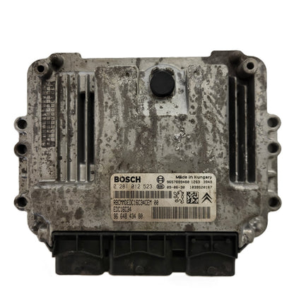 Peugeot 207 Citroen C3 ECU / 0281012523 / EDC16C34 / 9664843480 / 9657699480