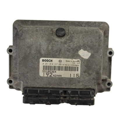 Fiat Stilo 1.9 JTD ECU / 0281010337 / 55182953 / 19242YBA / BOSCH