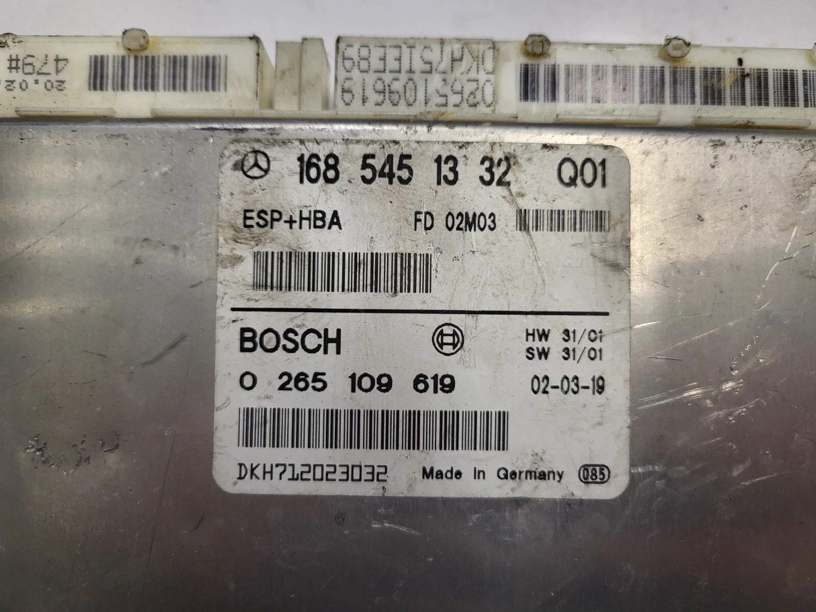 MERCDES BENZ ECU / 1685451332 / 0265109619 / BOSCH / ESP HBA