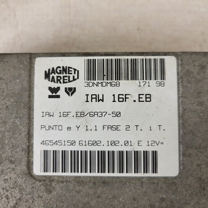 FIAT PUNTO LANCIA Y ECU / IAW 16F.EB / 46545150 / 61602.102.01 / MAGNETI MARELLI