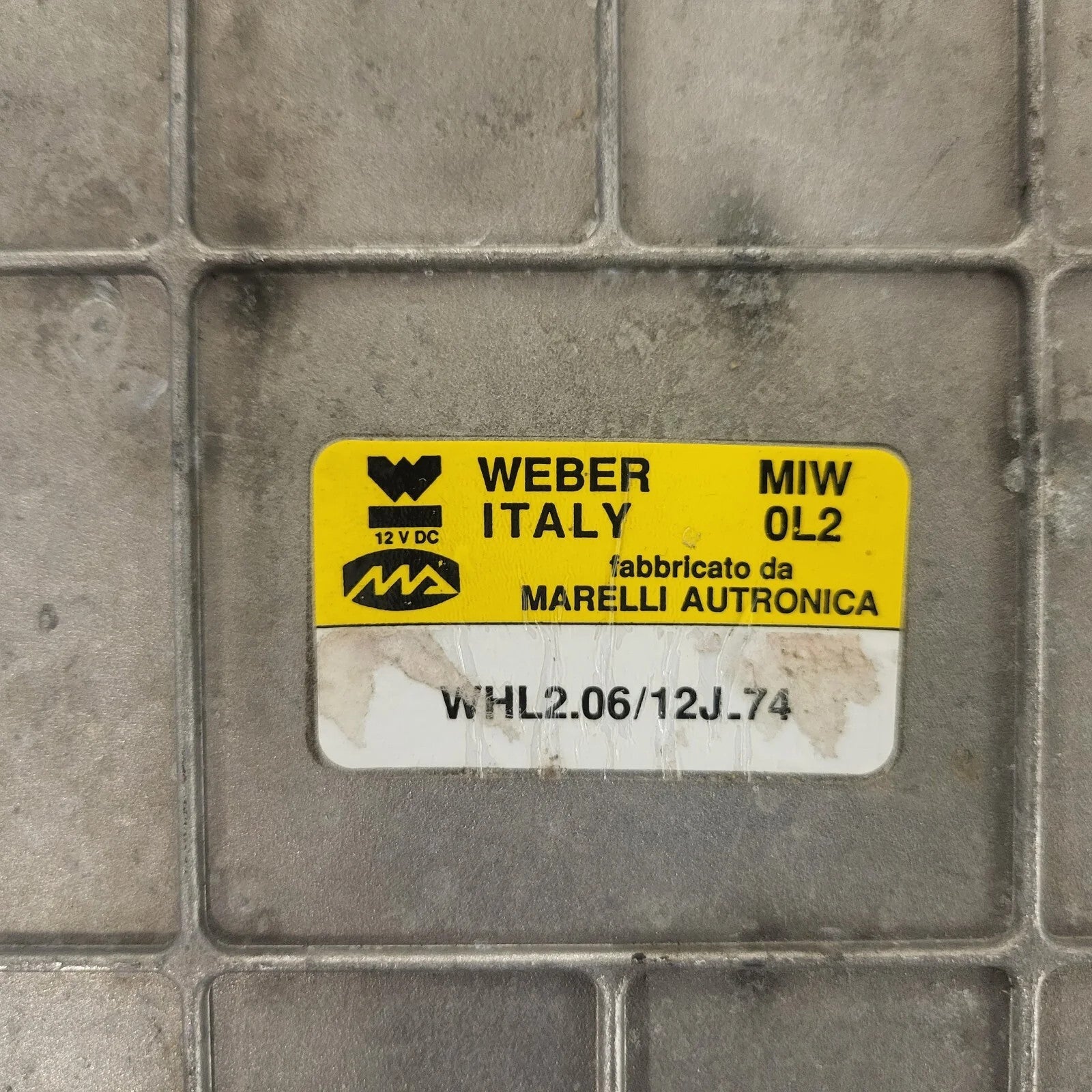 LANCIA DEDRA 1.6 ECU / MIW 0L2 / WHL2.06/12J.74 / WHL2.06/12J_74 / WEBER ITALY