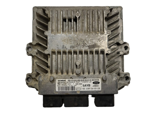 FORD FIESTA ECU / 3S61-12A650-LB / 5WS4014D-T / 5AYB / J38AC / SIEMENS