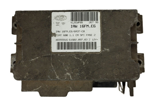 FIAT 600 1.1 ECU / IAW 16FM.E6 / 46555916 / 61602.097.03 / MAGNETI MARELLI