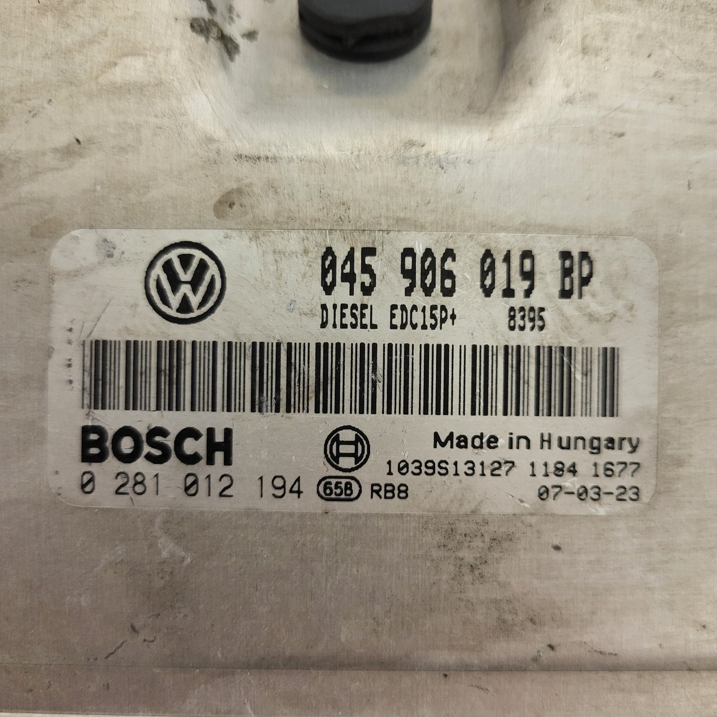 VOLKSWAGEN POLO IV 9N3 ECU / 045906019BP / 0281012194 / EDC15P+ / BOSCH