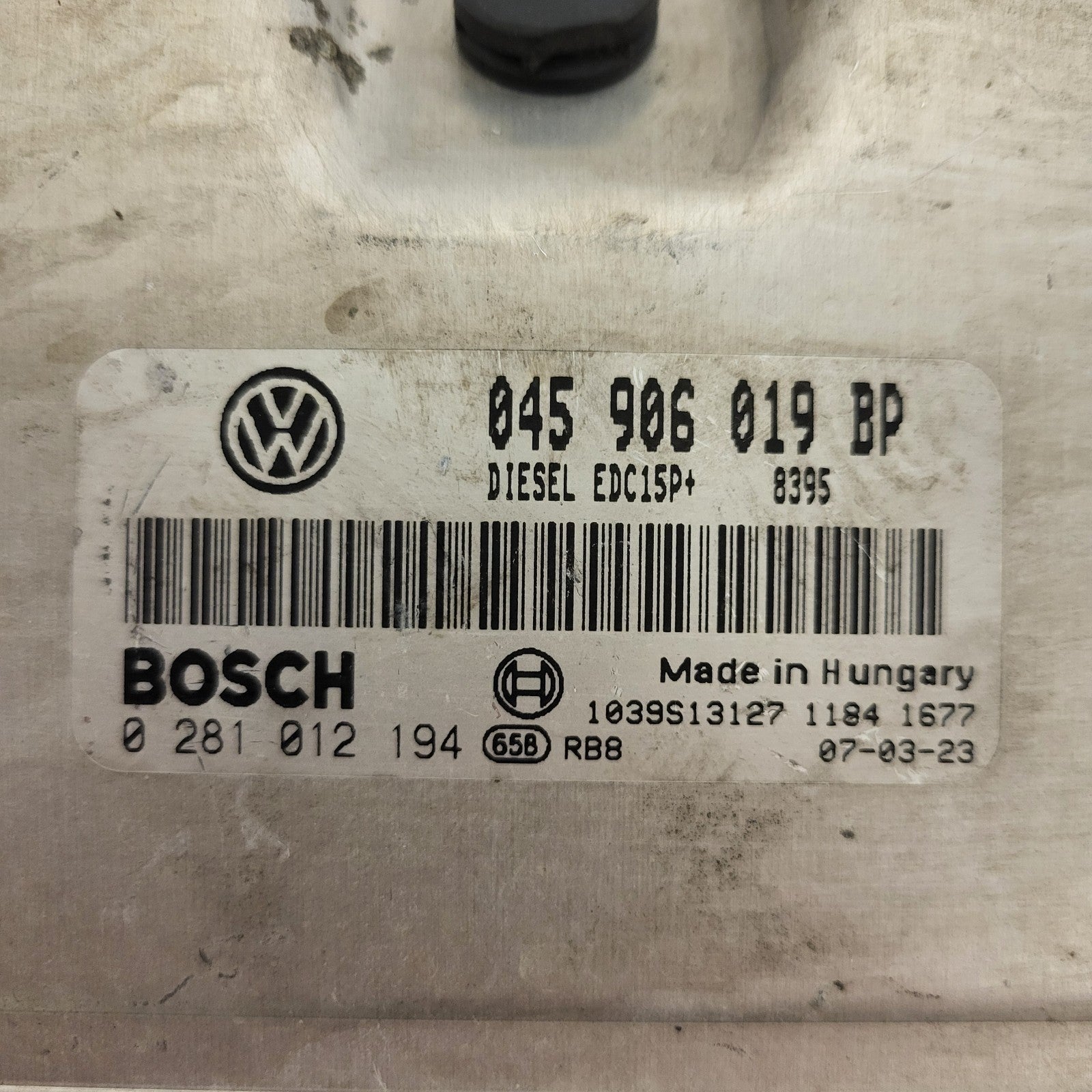 VOLKSWAGEN POLO IV 9N3 ECU / 045906019BP / 0281012194 / EDC15P+ / BOSCH