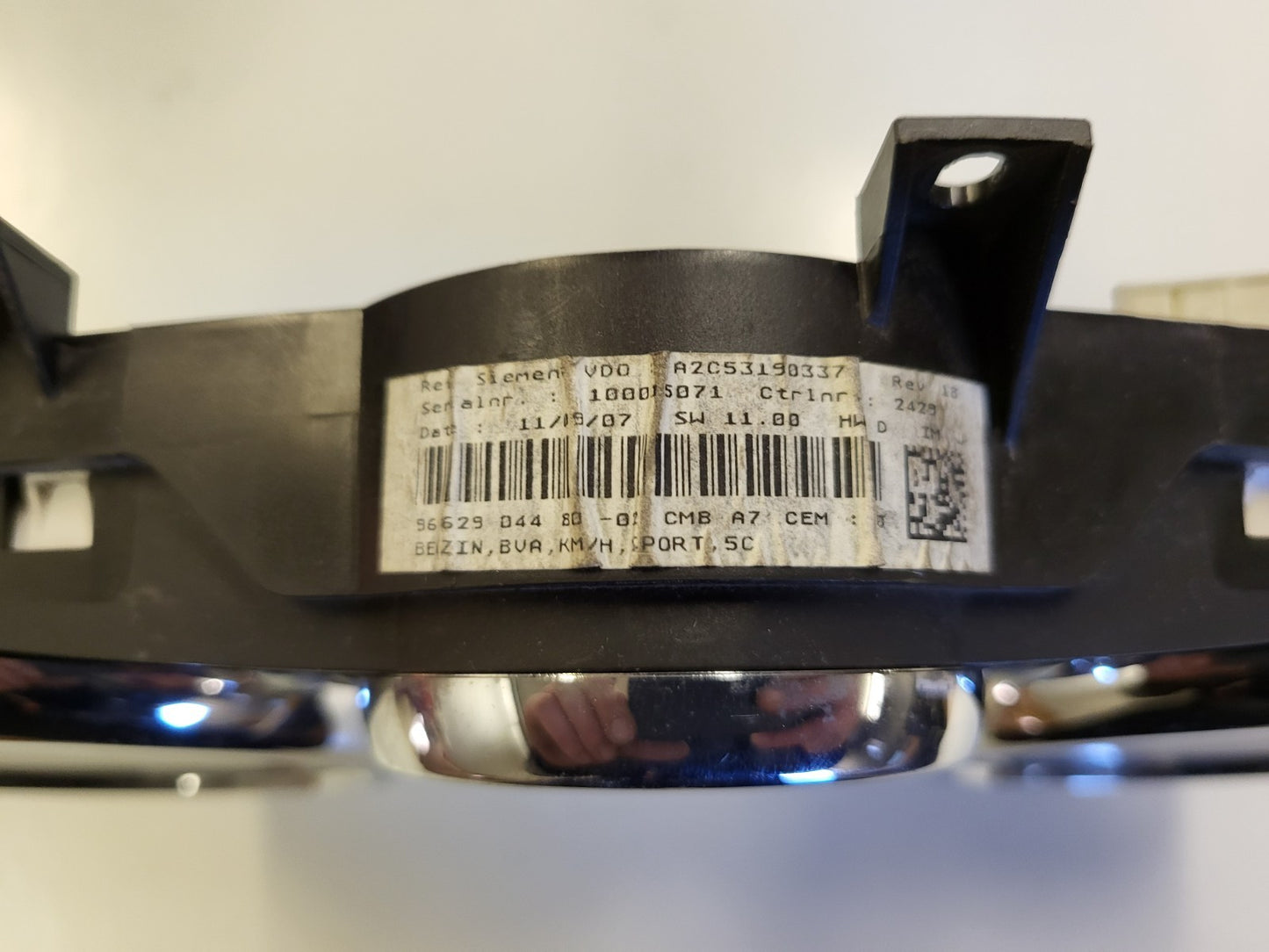 PEUGEOT 207 BENZINA QUADRO STRUMENTI CONTACHILOMETRI 9662904480