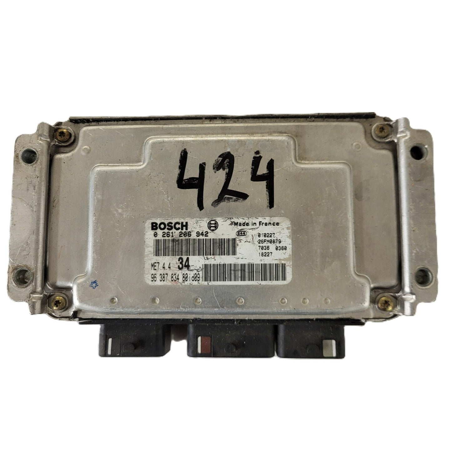 PEUGEOT CITROEN ECU / 0261206942 / 9638783480 / ME7.4.4. / BOSCH