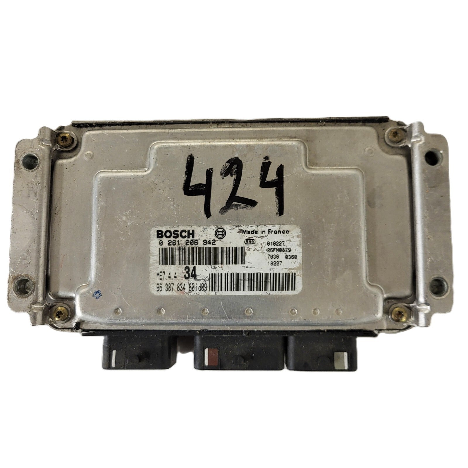 PEUGEOT CITROEN ECU / 0261206942 / 9638783480 / ME7.4.4. / BOSCH