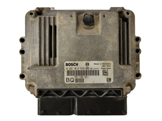 OPEL ASTRA H 1.9 ECU / 0281012548 / 55198921 / BQ / 1039S12868 / BOSCH