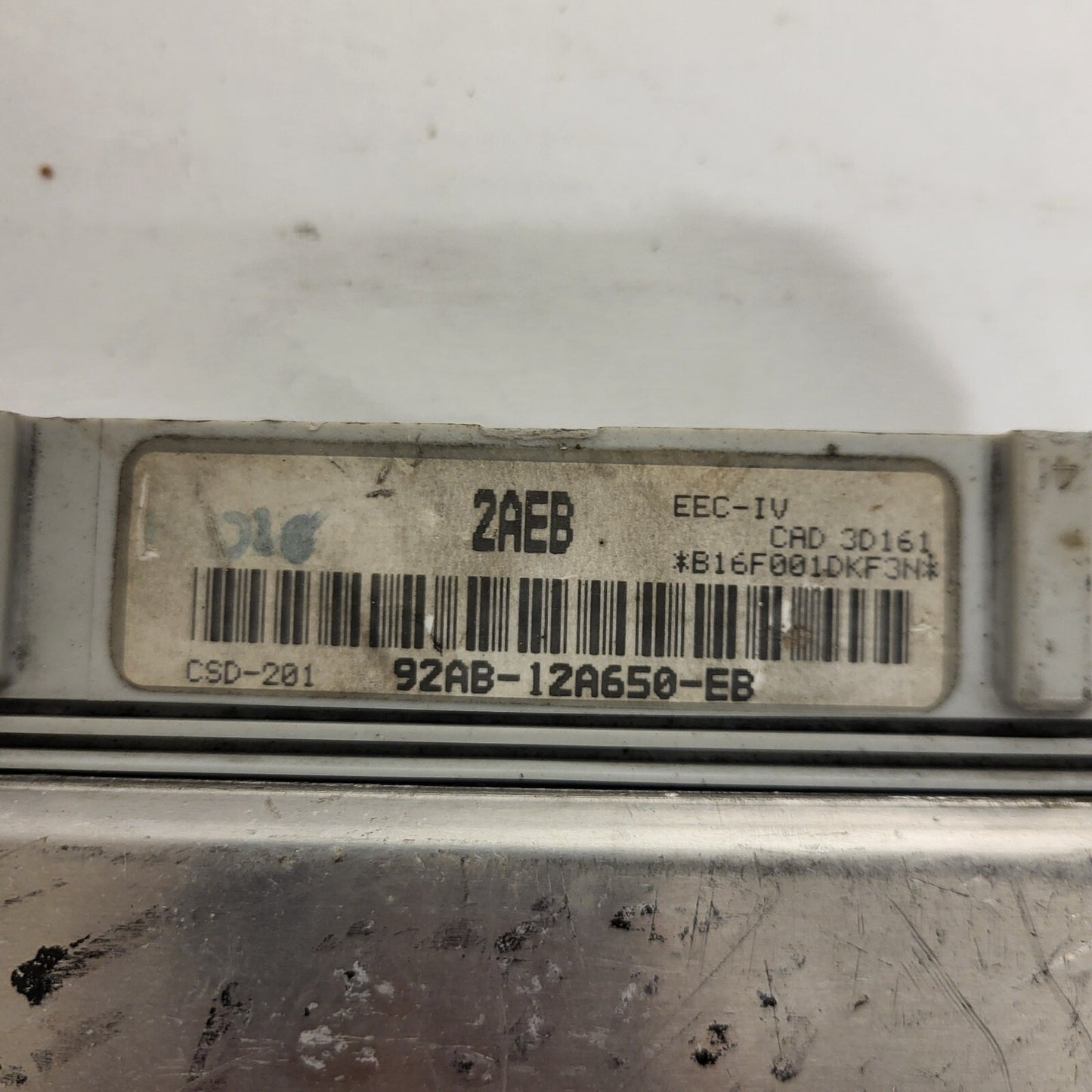 Ford Focus ECU / 92AB-12A650-EB / 2AEB / EEC-IV / CSD-201 