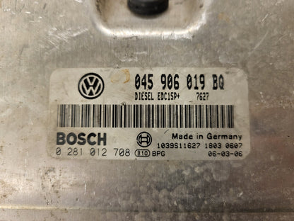 VW POLO SEAT IBIZA 1.4 TDI ECU / 045906019BQ / 0281012708 / EDC15P+ / BOSCH /