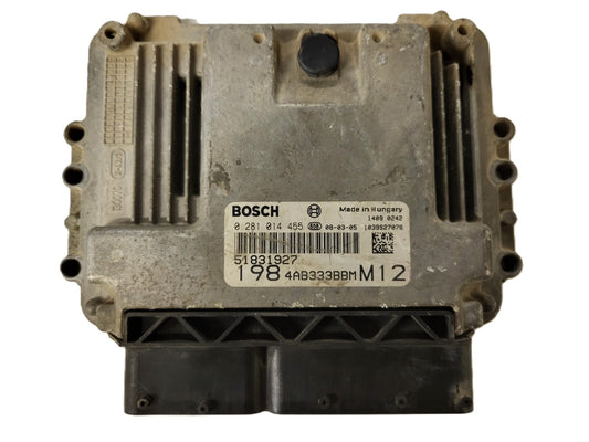 FIAT BRAVO ECU / 0281014455 / 51831927 / 1039S27076 / BOSCH