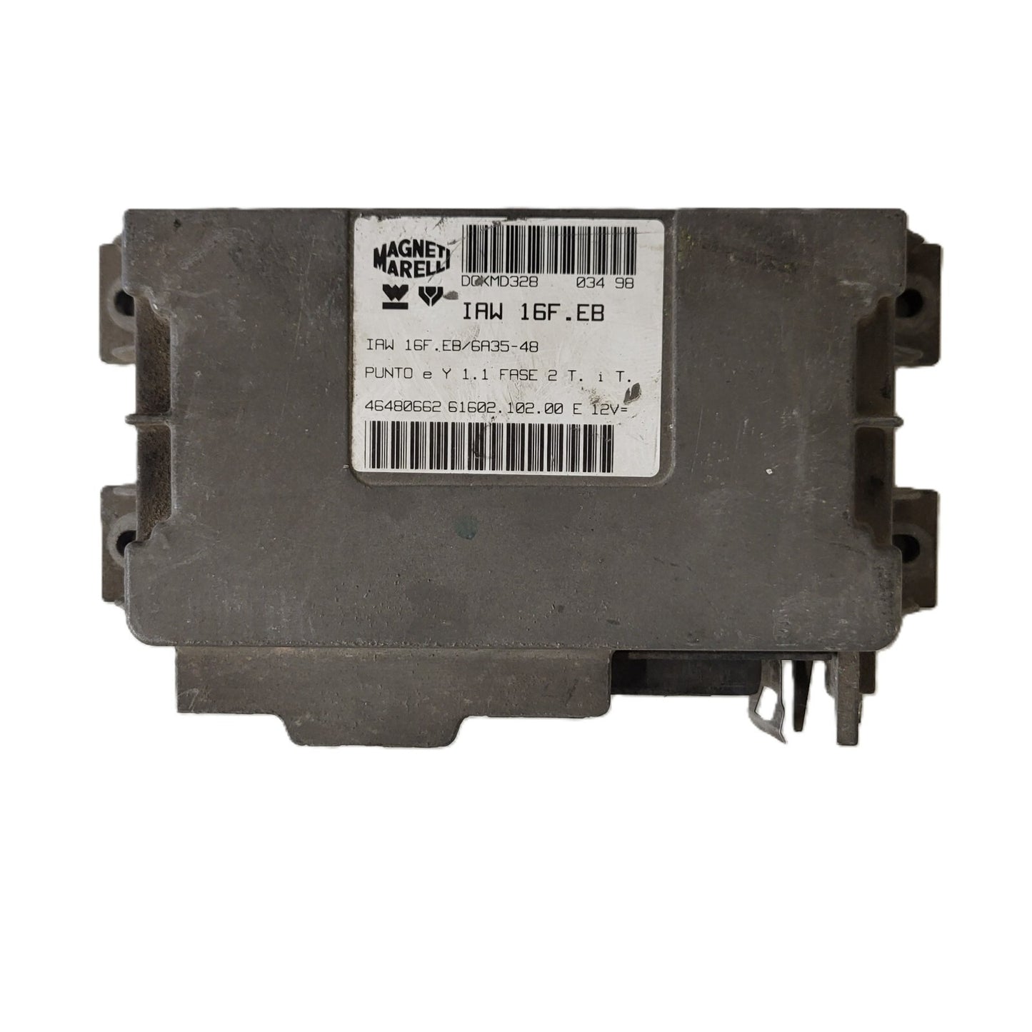 FIAT PUNTO LANCIA Y 1.1 ECU / IAW 16F.EB / 46480662 / 61602.102.00 E / MAGNETI M