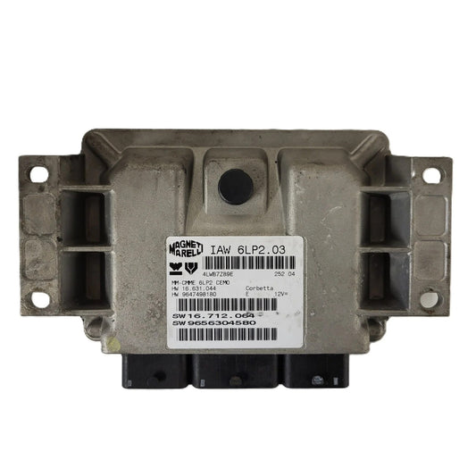PEUGEOT CITROEN ECU / IAW 6LP2.03 / 9647498180 / 9656304580 / MAGNETI MARELLI