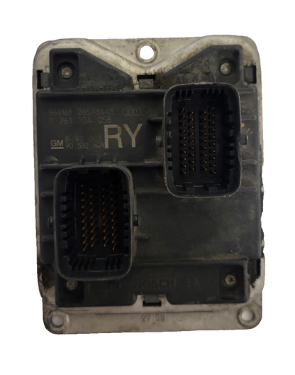 Opel Corsa 1.0 ECU / 0261204058 / 90532609 / RY / BOSCH