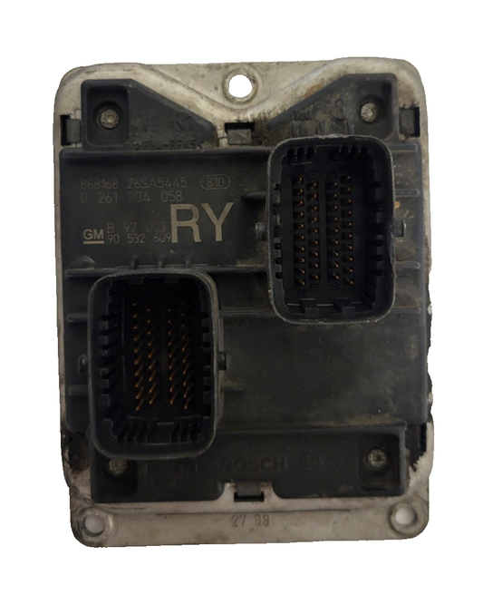 Opel Corsa 1.0 ECU / 0261204058 / 90532609 / RY / BOSCH