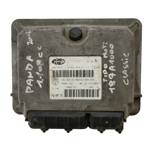 FIAT PANDA 1.1 ECU / 46817813 / IAW 4AF.P2 / 61600.625.01 / MAGNETI MARELLI