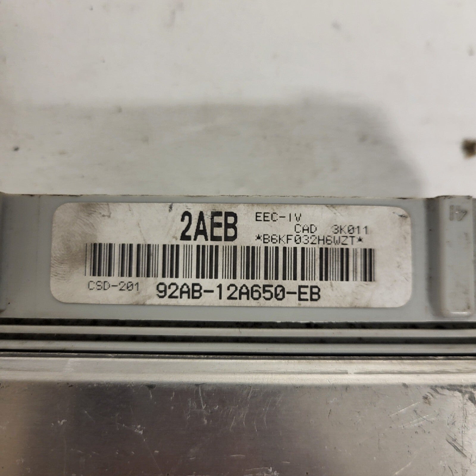 Ford Focus ECU / 92AB-12A650-EB / 2AEB / EEC-IV / CSD-201 