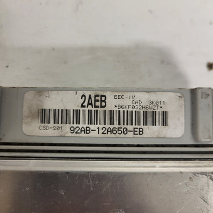 Ford Focus ECU / 92AB-12A650-EB / 2AEB / EEC-IV / CSD-201 