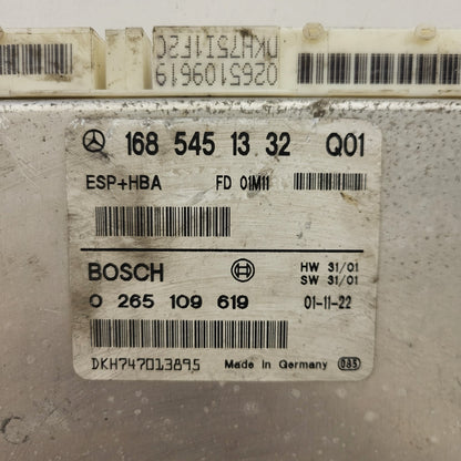 MERCDES BENZ ECU / 1685451332 / 0265109619 / BOSCH / ESP HBA