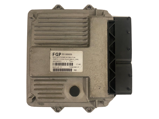 FIAT PUNTO ECU / 55186609 / MJD 6JF.P1 / HW01A / 71600.002.01 / MAGNETI MARELLI