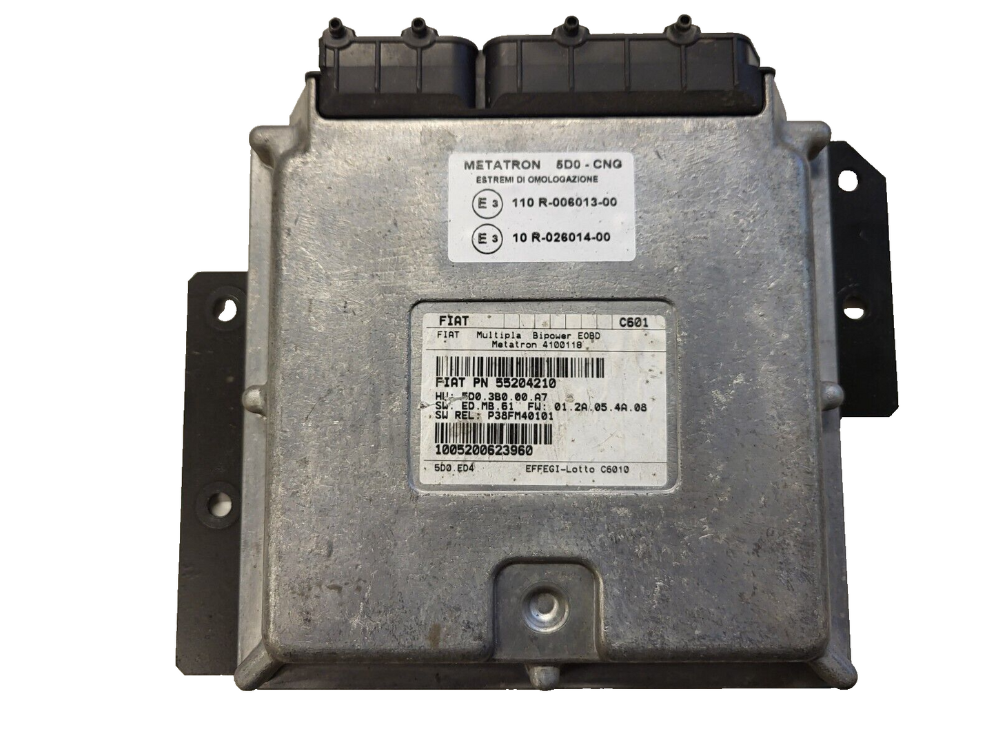 FIAT MULTIPLA 1.6 GAS METANO ECU / 55204210 / 4100118 / METATRON