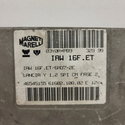 LANCIA Y 1.2 ECU / IAW 16F.ET / 46545155 /61602.108.02 / MAGNETI MARELLI