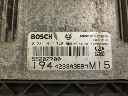 FIAT CROMA ECU / 0281012148 / 55202700 / BOSCH