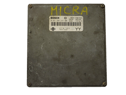 NISSAN MICRA ECU / 0261204249 / 23710 74B72 / 74B72-25000 / 2371074B72 / BOSCH