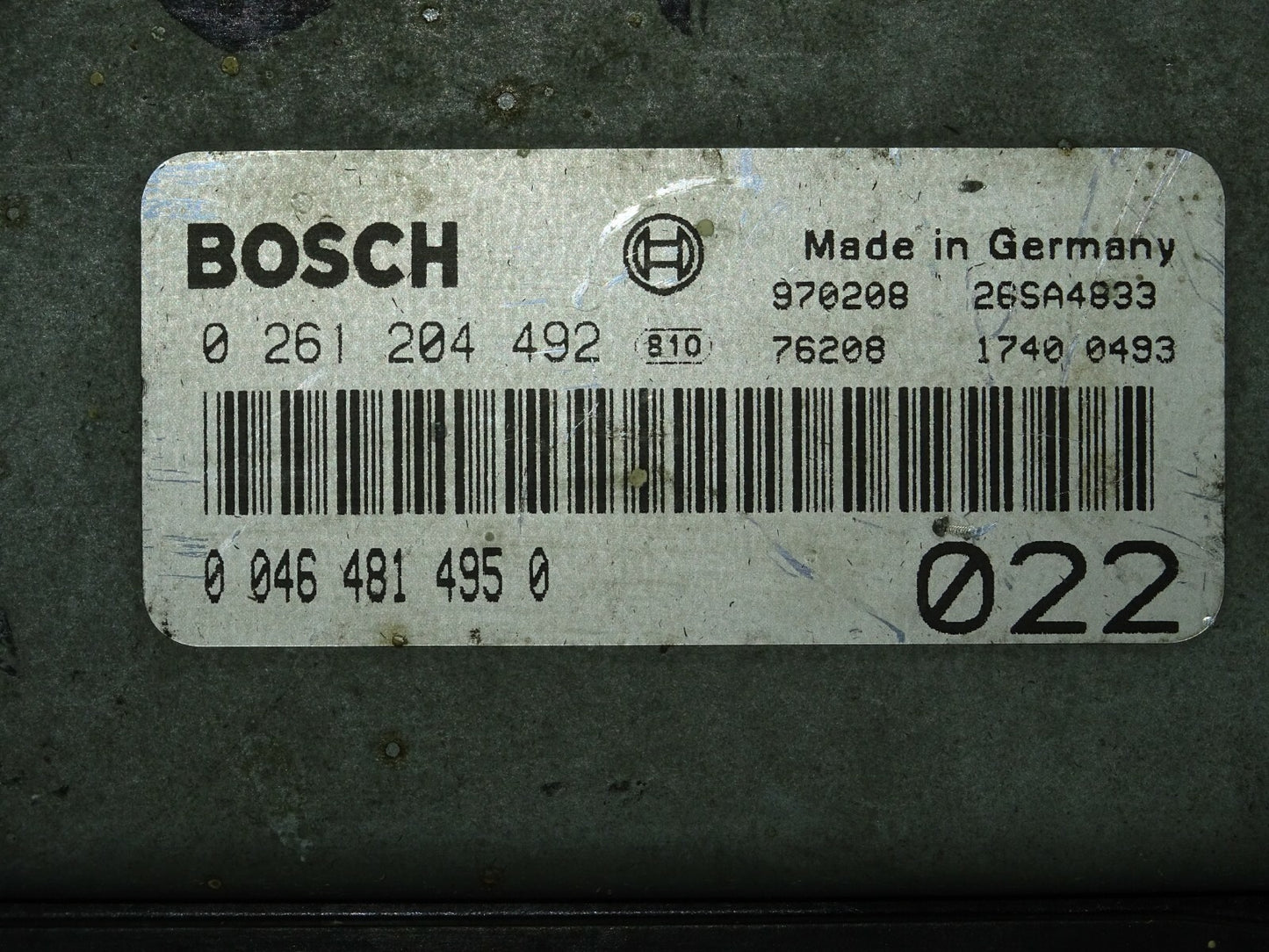 LANCIA K KAPPA ECU / 0261204492 / 00464814950 / BOSCH