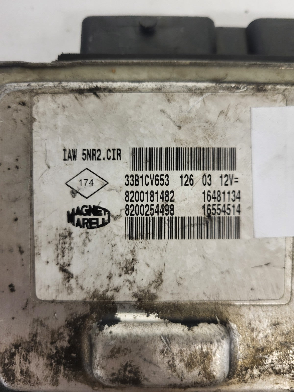 RENAULT CLIO ECU / IAW 5NR2.CIR / 8200181482 / 8200254498 / MAGNETI MARELLI