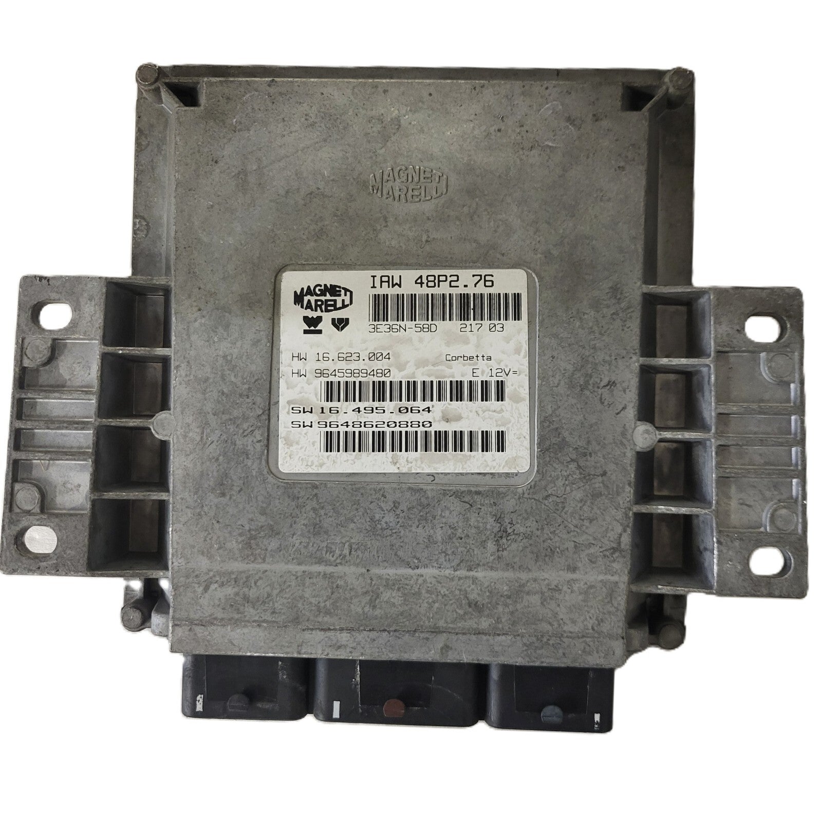 Peugeot 206 1.1 ECU / IAW 48P2.76 / SW 9648620880 / HW 9645989480