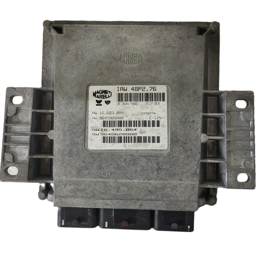 Peugeot 206 1.1 ECU / IAW 48P2.76 / SW 9648620880 / HW 9645989480