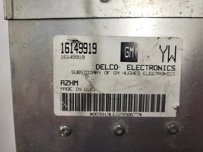 Opel Astra ECU / 16149919 / AZHM / YW / DELCO ELECTRONICS