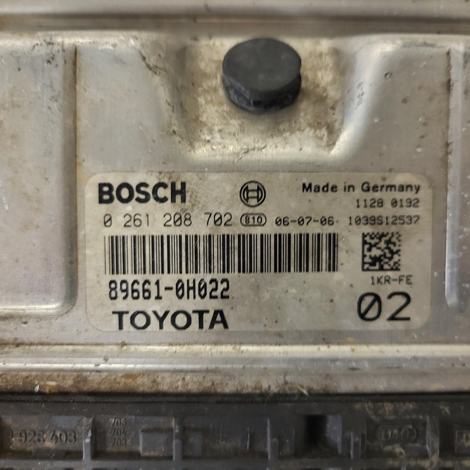 Citroen C1 TOYOTA AYGO 107 ECU / 0261208702 / 89661-0H020 / BOSCH
