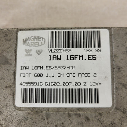 FIAT 600 1.1 ECU / IAW 16FM.E6 / 46555916 / 61602.097.03 / MAGNETI MARELLI