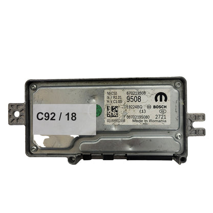 FIAT ALFA MODULE ECU / NRCS2 / 670219508 / 19224BQ / SW R2.21 / HW C1.0D / BOSCH