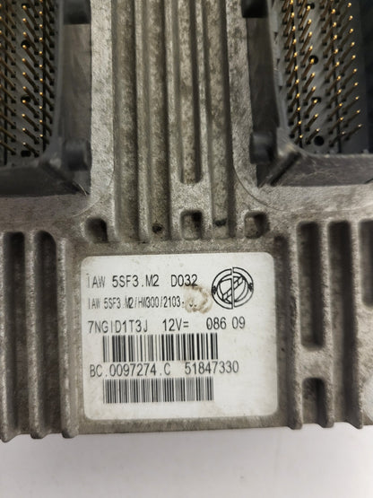 FIAT PUNTO ECU / IAW5SF3.M2 / IAW 5SF3.M2 / 51847330 / HW300 / 61601.099.08