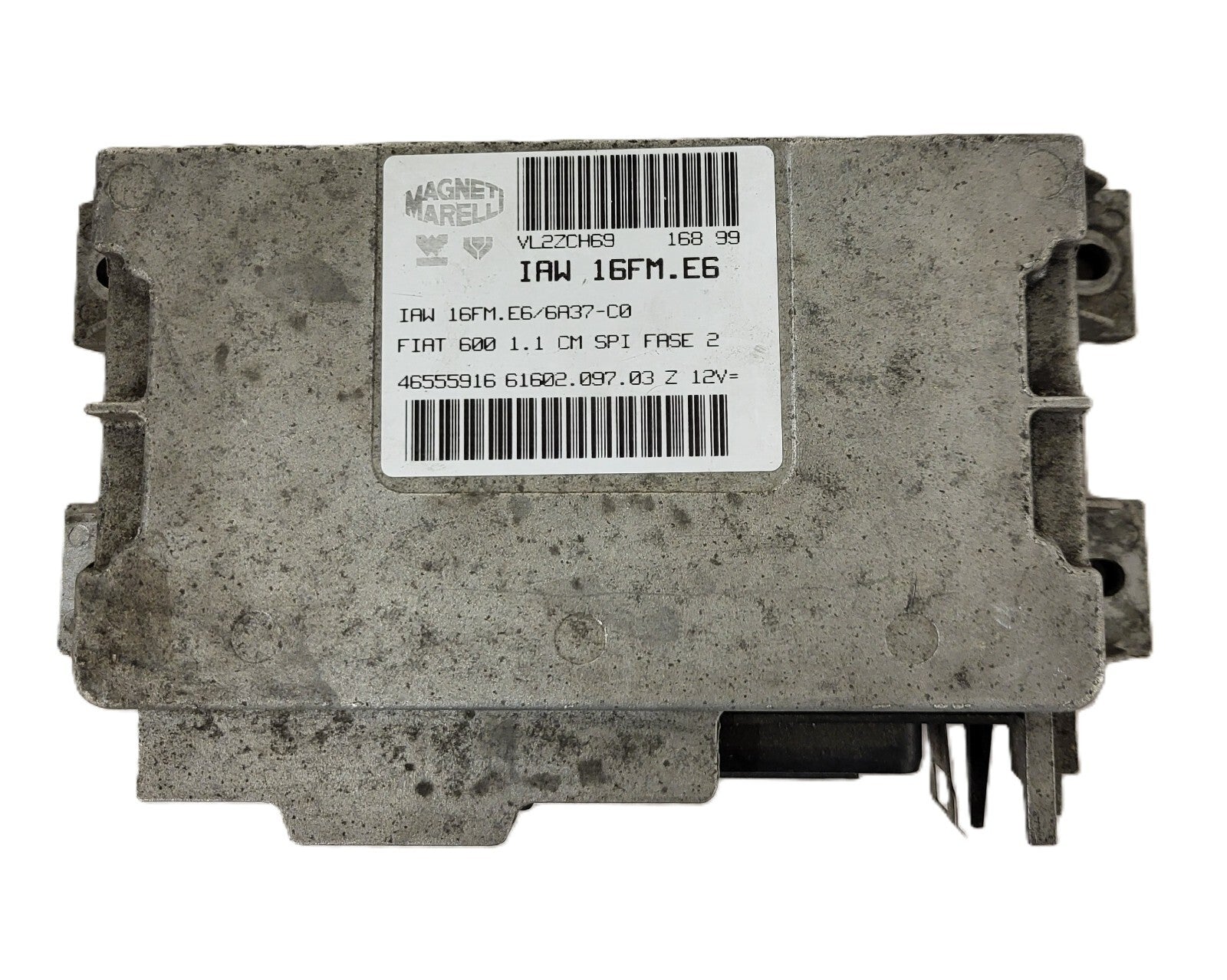 FIAT 600 1.1 ECU / IAW 16FM.E6 / 46555916 / 61602.097.03 / MAGNETI MARELLI