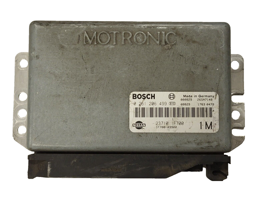 NISSAN MICRA ECU / 0261206499 / 23710-1F700 / 1F700-49900 /  237101F700 / 1M