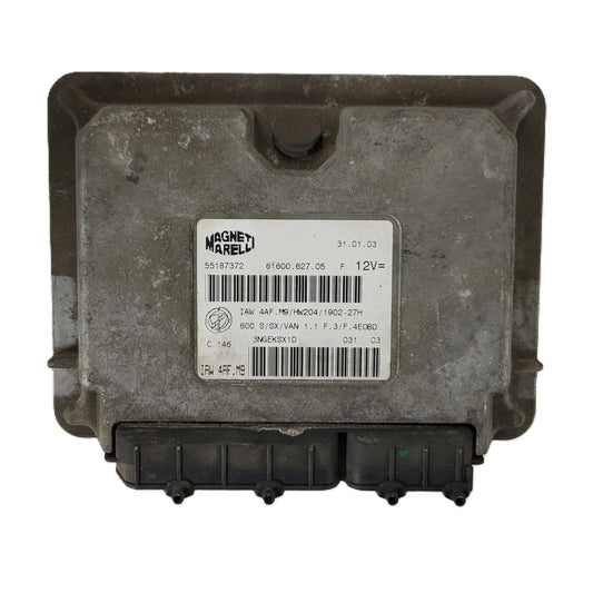 Fiat Seicento 600 ECU / 55187372 / IAW 4AF.M9 / 61600.627.05 / MAGNETI MARELLI