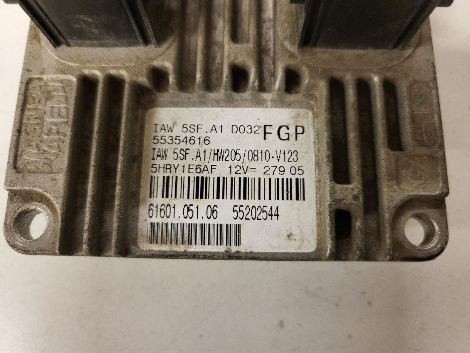 FIAT STILO ECU / IAW 5SF.A1 / 55354616 / HW205 / 61601.051.06 /MAGNETI MARELLI