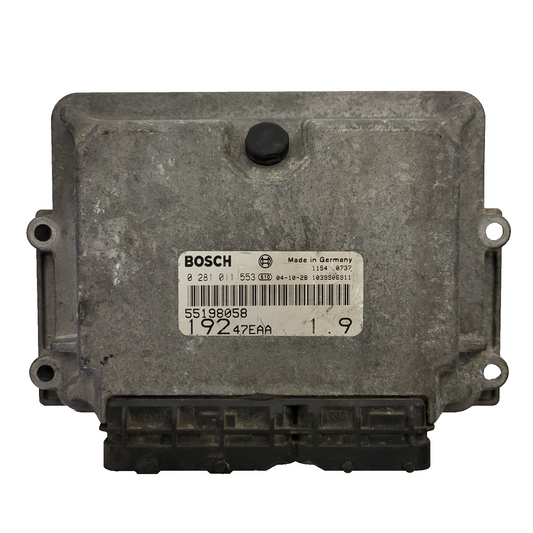 Fiat STILO ECU / 0281011553 / 55198058 / 19247EAA / BOSCH