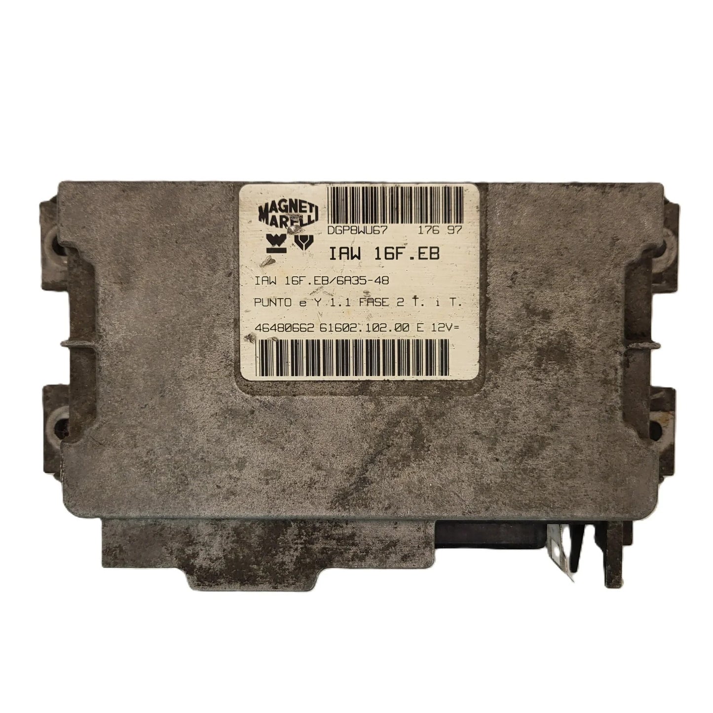 FIAT PUNTO LANCIA Y 1.1 ECU / IAW 16F.EB / 46480662 / IAW16F.EB / MAGNETI MAREL