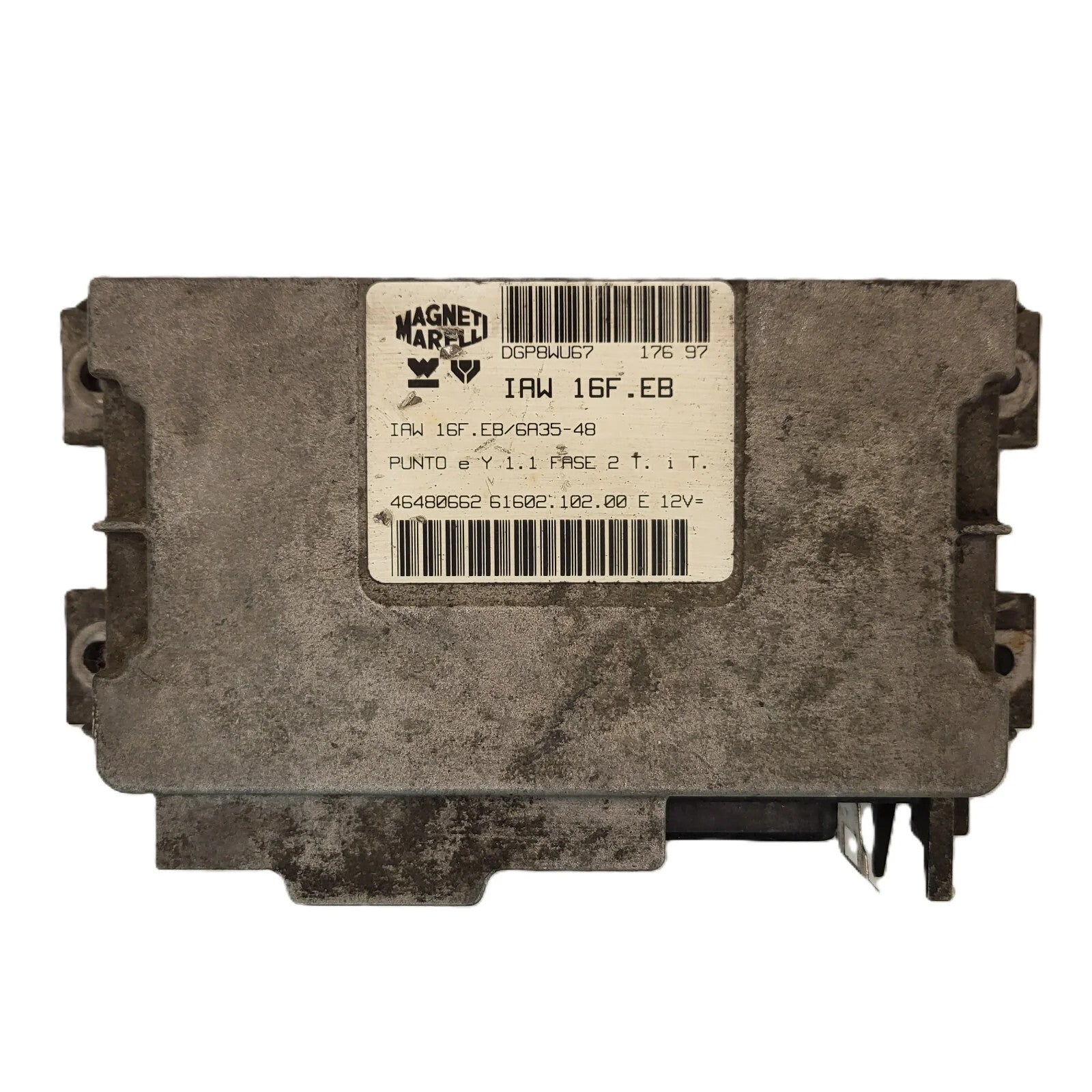 FIAT PUNTO LANCIA Y 1.1 ECU / IAW 16F.EB / 46480662 / IAW16F.EB / MAGNETI MAREL
