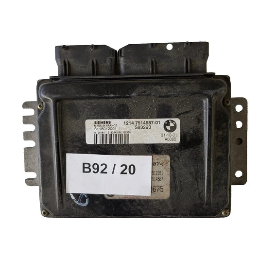 MINI COOPER 1.6 ECU / S118012001I / 1214751458701 / S83293 / SIEMENS